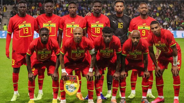 La lista de 26 de Ghana para el Mundial de Qatar 2022