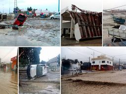 Más de 2.000 casas fueron destruidas por el temporal en Comodoro Rivadavia 