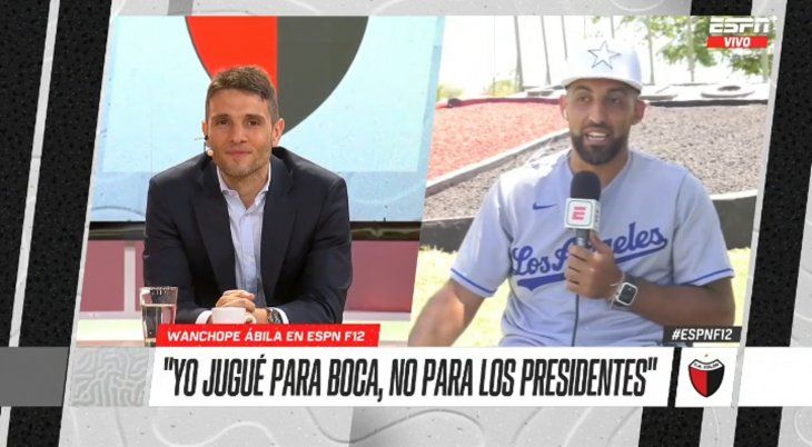 El error de Wanchope Ábila que incomodó a un periodista