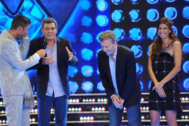 VIDEO: Así fue el momento de Macri junto a su imitador Martín Bossi