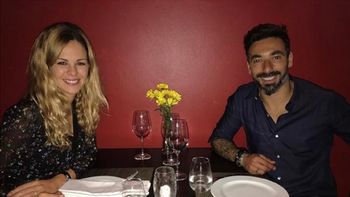 El reencuentro del Pocho Lavezzi y Yanina Screpante en China El reencuentro del Pocho Lavezzi y Yanina Screpante en China