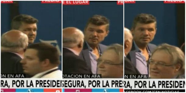 Escándalo en la elección de la AFA: el video del malestar de Marcelo Tinelli cuando falló la votación