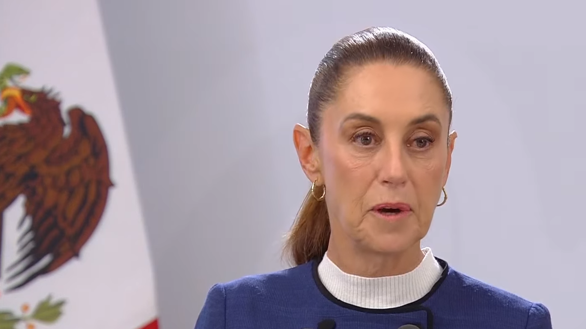 Claudia Sheinbaum en la Mañanera de este viernes.