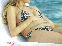 guillermina valdes ya pasea su panza por punta del este guillermina valdes ya pasea su panza por punta del este