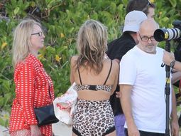 Kate Moss, diosa vintage en la playa Kate Moss, diosa vintage en la playa