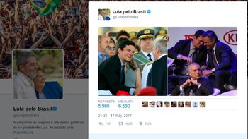 El tuit de Lula contra Temer El tuit de Lula contra Temer