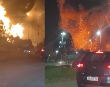 Explosión en Ezeiza: se incendió una fábrica de agroquímicos