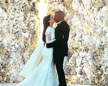 Las fotos íntimas del lujoso casamiento entre Kim Kardashian y Kanye West