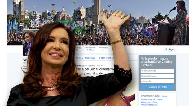 @CFKArgentina entre los 10 políticos más influyentes de Twitter en 2014