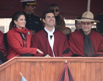 Urtubey, con Macedo en el homenaje a  Güemes