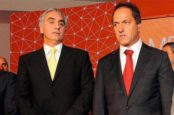 Santiago Montoya y Daniel Scioli