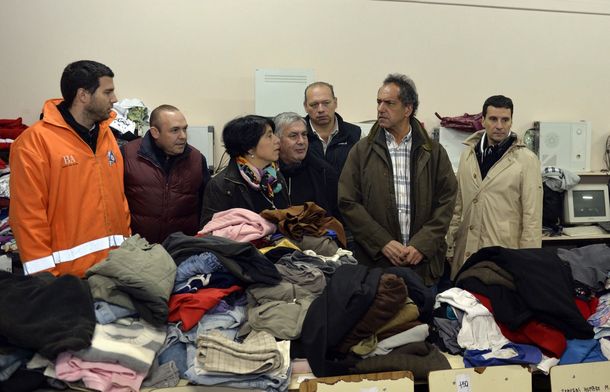 Scioli agradeció la solidaridad del país en la asistencia a los inundados