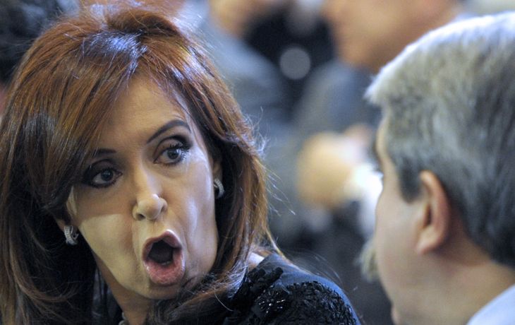 Cristina Kirchner y Aníbal Fernández