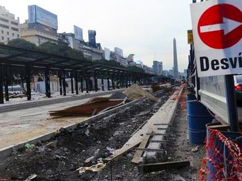 Cierran la bajada a San Juan de la Autopista 25 de mayo por más de un mes