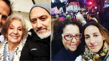 Los famosos se manifestaron en contra del 2x1 para los genocidas Los famosos se manifestaron en contra del 2x1 para los genocidas