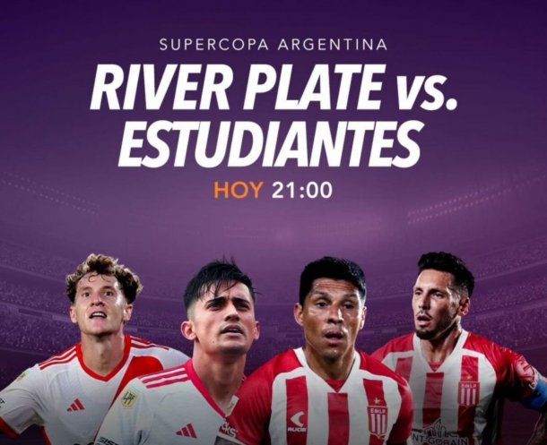 Qué canal transmite River vs Estudiantes por la Supercopa Argentina