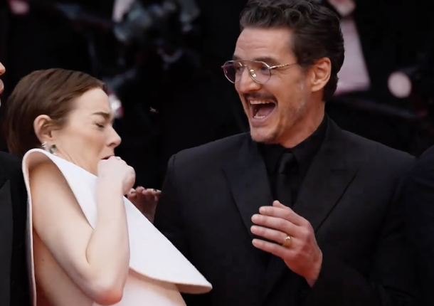 El blooper de Emma Stone en la alfombra roja de Cannes que se volvió viral