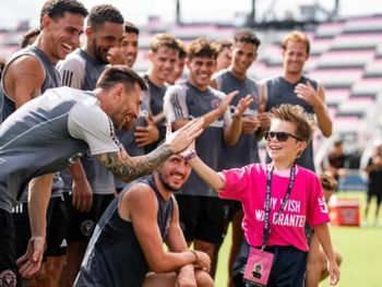 Messi e Inter Miami  le cumplieron el sueño a un grupo de chicos con enfermedades graves