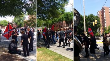 hicieron una manifestacion racista, pero el decidio ridiculizarlos con musica hicieron una manifestacion racista, pero el decidio ridiculizarlos con musica