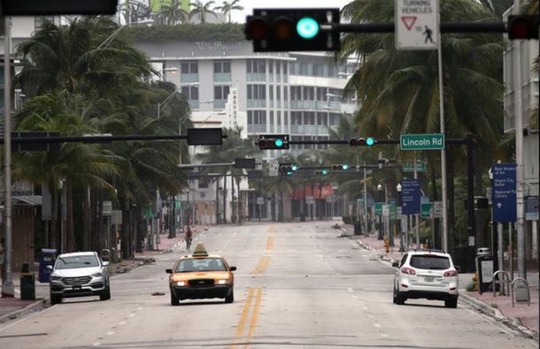 Miami quedó desértica ante la inmenten llegada del huracán Irma