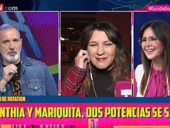Picante cruce en vivo en Duro de Domar entre Cynthia García y Mariquita Delvecchio