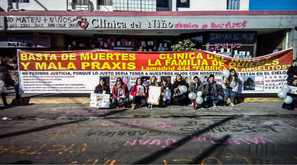 Padres buscan cerrar una clínica de Quilmes, tras la muerte de 20 chicos