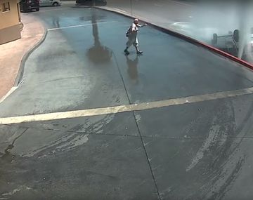 accidente en un autolavado