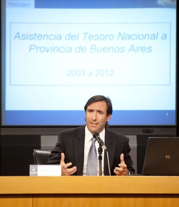 Ministro de Economía Hernán Lorenzino