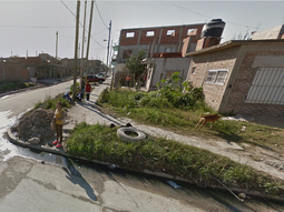 La zona donde se registró el crimen. La zona donde se registró el crimen.