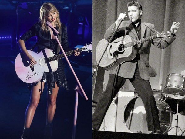 Taylor Swift igualó un récord de Elvis Presley