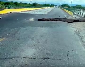 La zona está interrumpida al tránsito