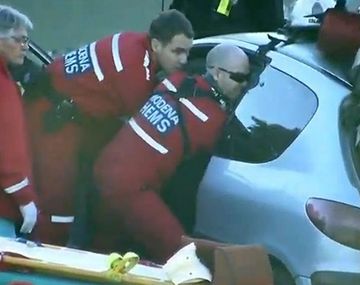 Accidente en la autopista 25 de Mayo: una mujer tuvo que ser rescatada con un helicóptero