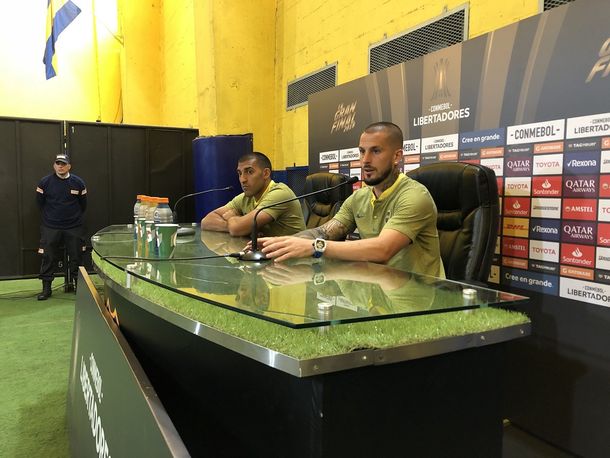 Wanchope Ábila y Darío Benedetto en Boca - Crédito:&nbsp;@BocaJrsOficial