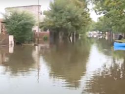 San Antonio de Areco se encuentra bajo el agua por las lluvias y el desborde del río