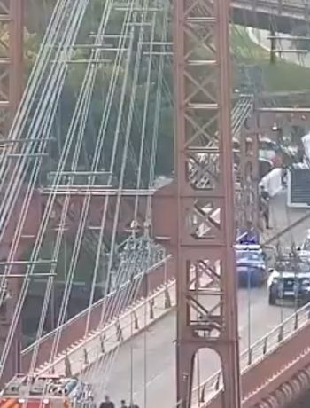 Tensión en Puente Colgante de Santa Fe: un hombre amenazaba con arrojarse al vacío
