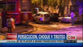 tiros y persecucion en munro: tres ladrones detenidos