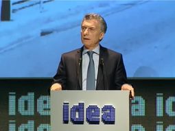 Mauricio Macri abrió el N°52 coloquio Idea. Mauricio Macri abrió el N°52 coloquio Idea.