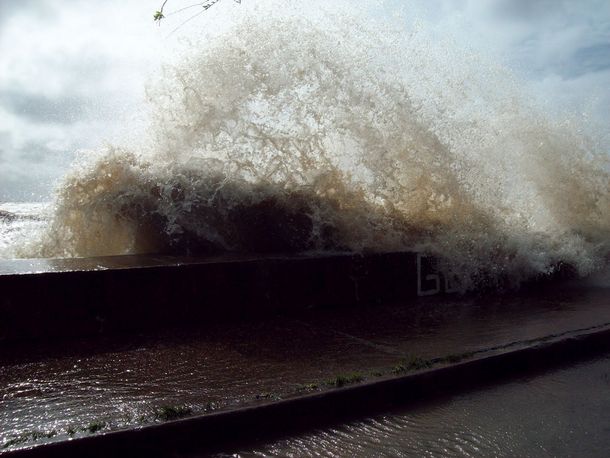 FOTOS: La Sudestada llegó se hizo sentir en el Conurbano