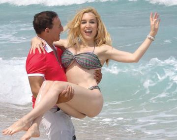 Fátima Florez descansó con su esposo en Miami