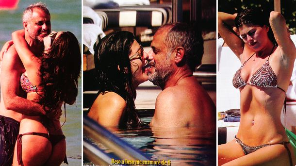 Mirá las fotos de la luna de miel de Rial y Loly