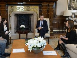 Mauricio Macri recibió a Graciela Ocaña en Casa Rosada Mauricio Macri recibió a Graciela Ocaña en Casa Rosada