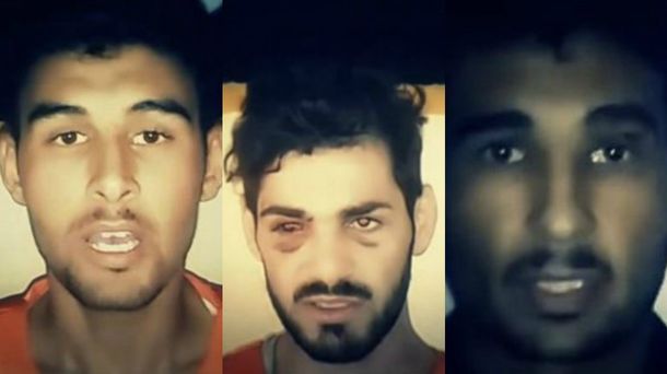 ISIS difunde fotos de la ejecución con explosivos de tres soldados de Al Qaeda