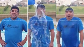 diego maradona completo el #icebucketchallenge y nomino a julia roberts diego maradona completo el #icebucketchallenge y nomino a julia roberts