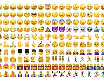 Algunos de los cientos de emojis que se utilizan cada vez más