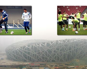 Un nuevo récord de contaminación en China perjudica a los jugadores antes de Argentina-Brasil