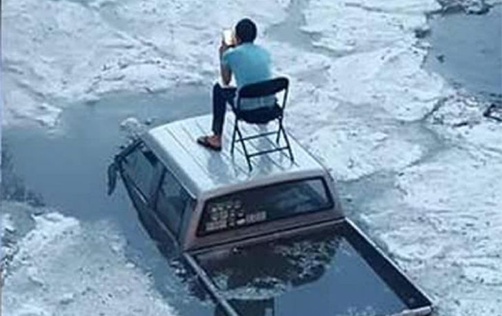 Qué hizo cuando quedó atrapado en un temporal