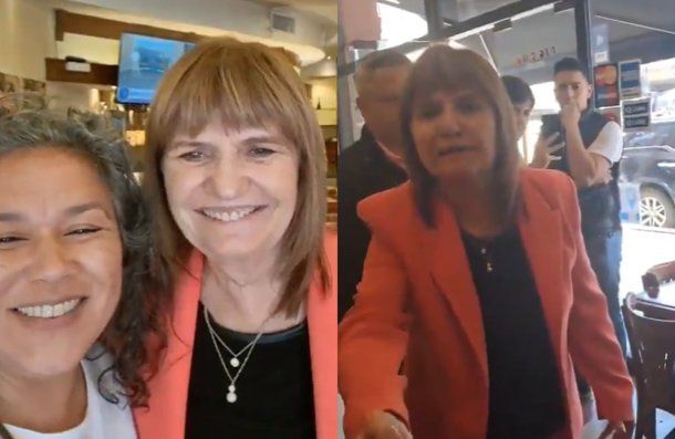 Fingió querer saludar a Patricia Bullrich, pero la increpó duramente: Te vamos a recordar como...