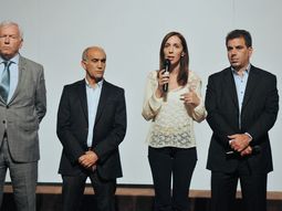 Carlos Mahiques, Daniel Salvador, Mar&iacute;a Eugenia Vidal y Cristian Ritondo