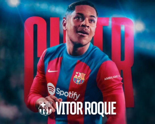 Barcelona oficializó el fichaje de Vítor Roque: su impagable cláusula de rescisión