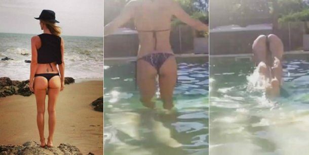 VIDEO: Tras las críticas por su cola caída, Nicole Neumann redobla la apuesta con un piletazo hot